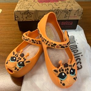 NIB Mini Melissa Ultragirl IV BB Giraffe Shoes